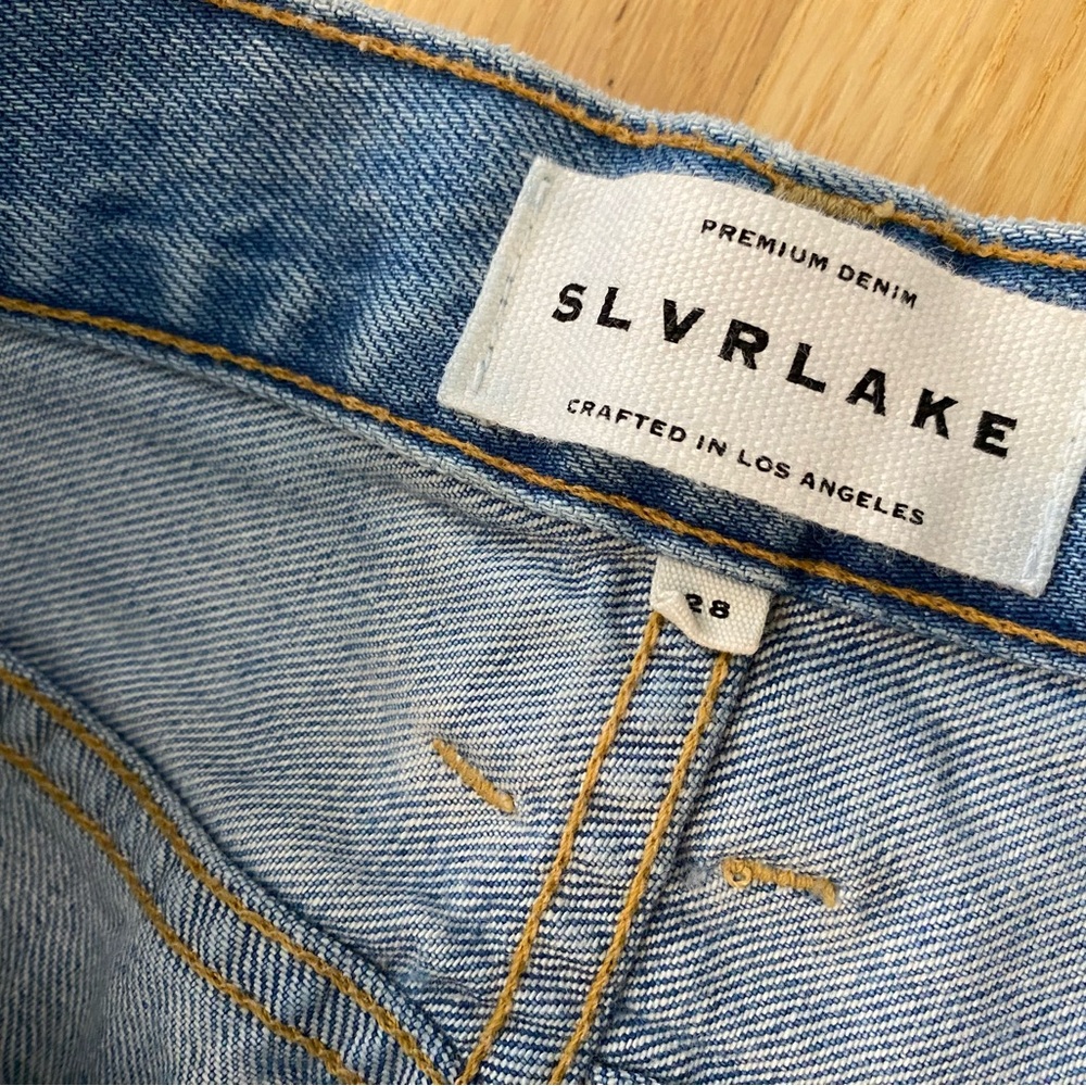 SLVRLAKE High Rise Blue Jeans Classic Style